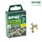 Spax Sheet Metal Screw, #8 x 1 in, Zinc Yellow Steel Flat Head Square Drive 4101020400252 - alternate 1